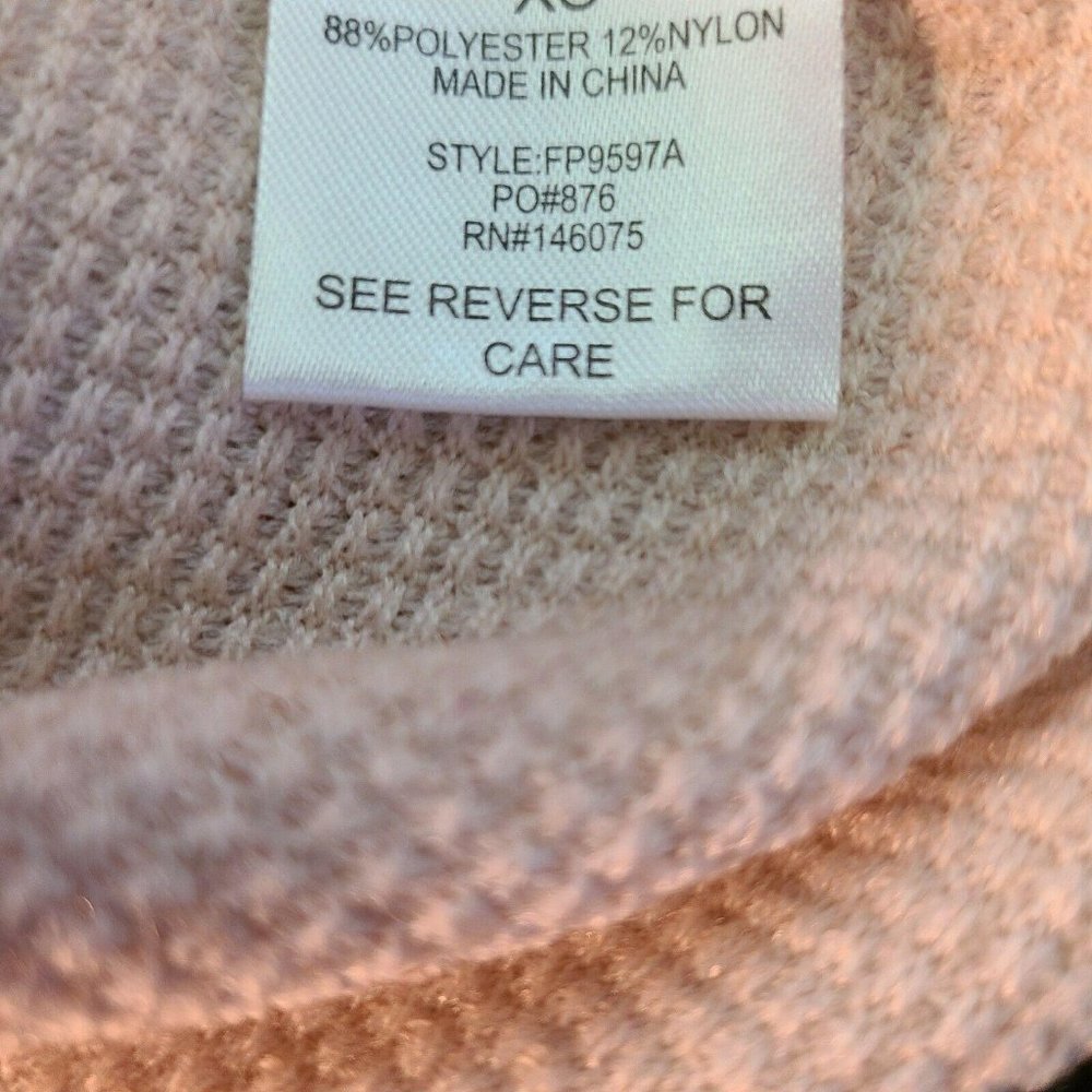 Free People Womens Large L Think Thermal Henley - Picture 7 of 11